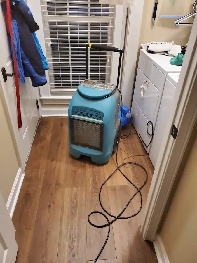 Commercial dehumidifier deployed for Flood Damage Cleanup in Kokomo