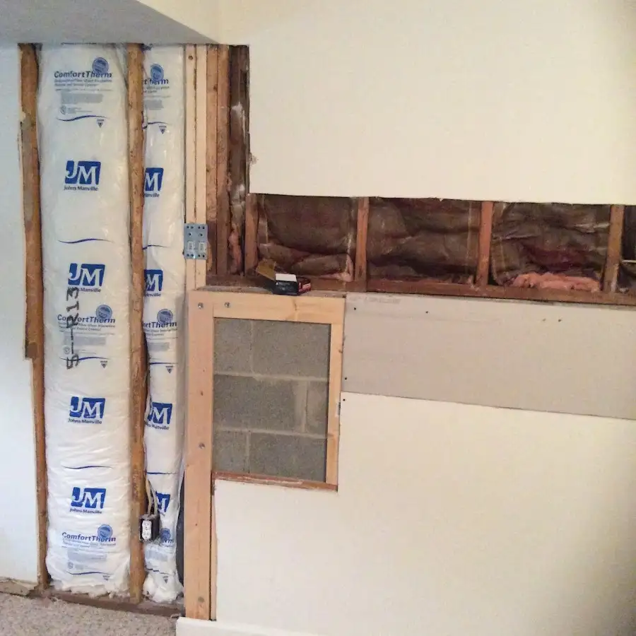 Wall insulation replacement during Contents Cleaning & Restoration in Kokomo